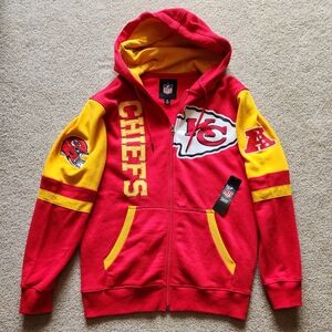 Kansas City Chiefs Zip-up Hoodie - Adult Medium